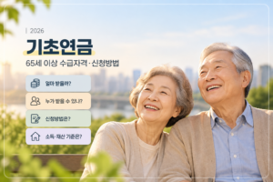 2026 기초연금 안내와 행복한 노년 부부