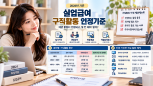 2026 실업급여 구직활동 인정기준