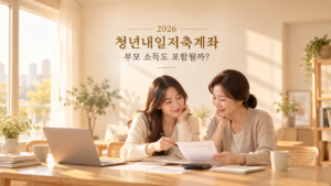 청년내일저축계좌 부모 소득