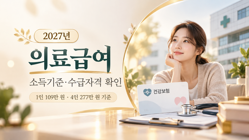 2027 의료급여, 2027 의료급여 소득기준, 의료급여 수급자격, 의료급여 선정기준, 의료급여 소득인정액, 의료급여 1종, 의료급여 2종, 2027 기초생활수급자, 생계급여 의료급여 차이, 2027 복지정책