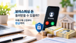 보이스피싱 돈 돌려받을 수 있을까? 피해구제 신청부터 환급까지
