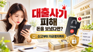 대출사기 피해 돈을 보냈다면? 신고부터 지급정지까지