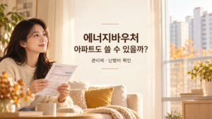 에너지바우처, 에너지바우처 관리비, 에너지바우처 요금차감