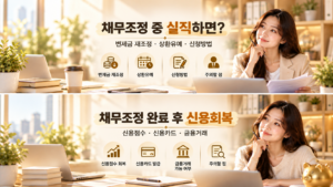 채무조정 중 실직하면? 변제금 재조정·상환유예 신청방법 총정리