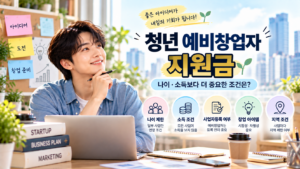 청년 예비창업자 지원금 안내 포스터 (1)