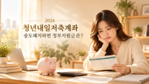 청년내일저축계좌 중도해지 고민 (1)